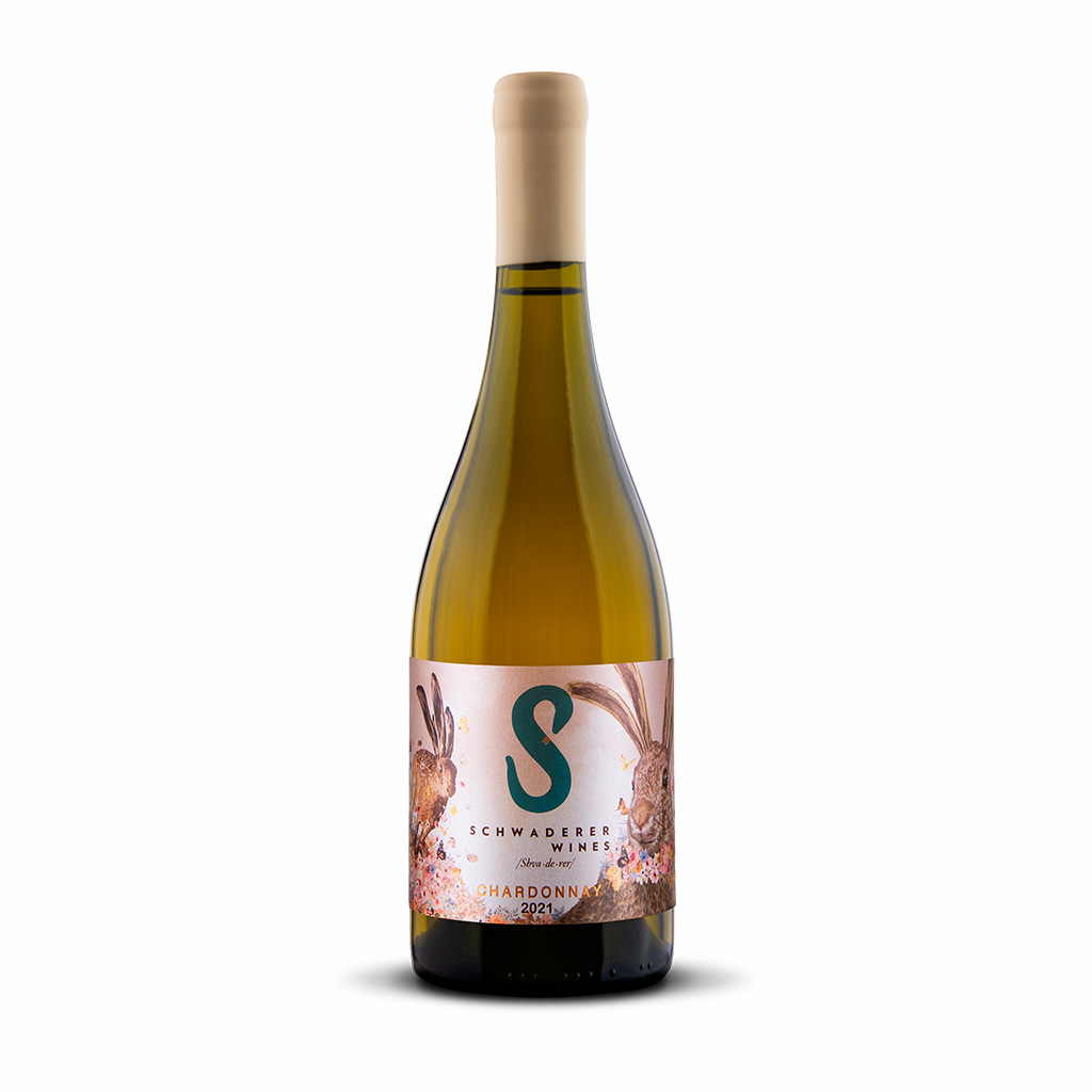 Chardonnay 2021 - Botella de Vino Blanco - Schwaderer Wines