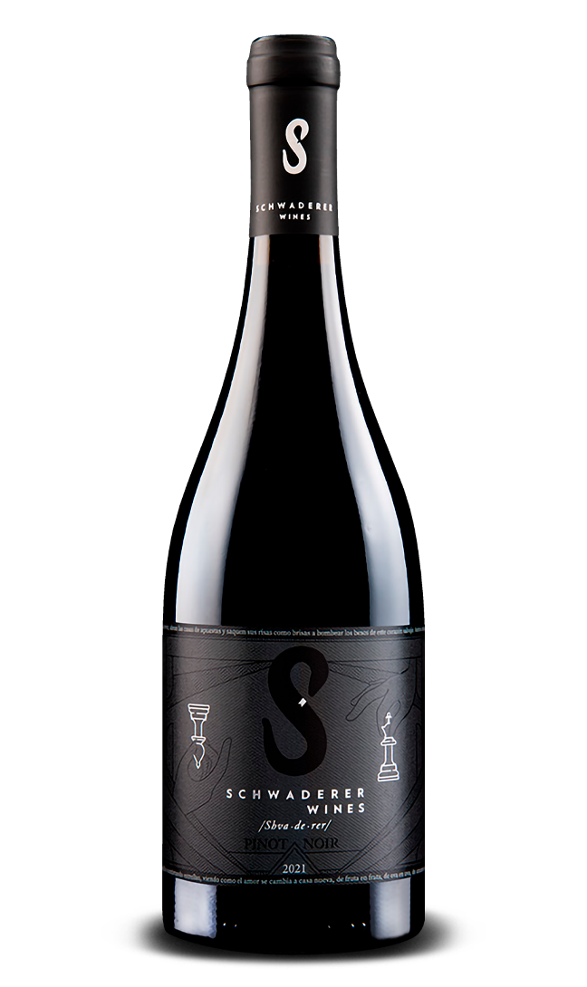 Pinot Noir 2021 - Botella de vino tinto - Schwaderer Wines